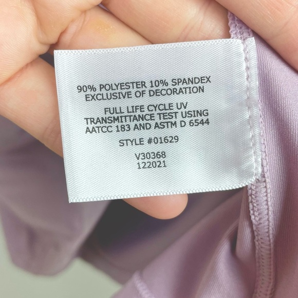 Coolibar Men's XL UPF 50+ Agility Perfromance Pullover Lilac Purple Long Sleeve - Picture 10 of 15